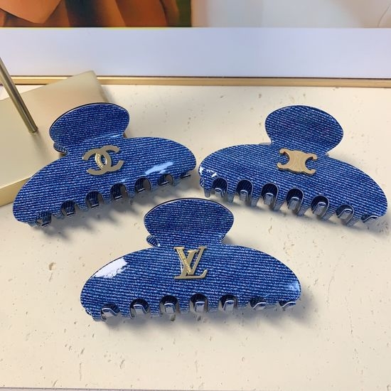 Chanel Acetate Logo Hair Claw Clip