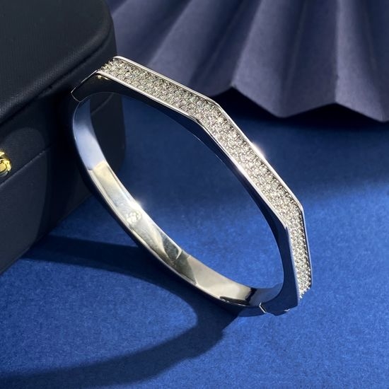 Swarovski Octagonal Half Diamond Bangle