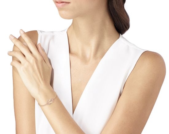 Fred Half Diamond Eight Buckle Bracelet