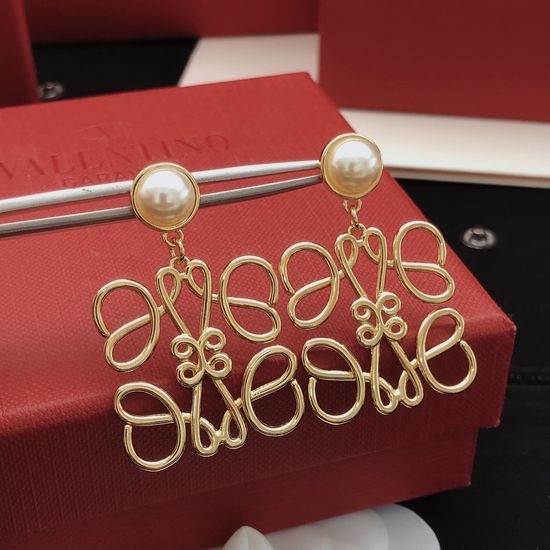 Loewe Smooth Polished Stud Earrings