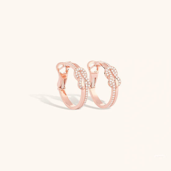 Fred Gold Earrings with Exquisite Details