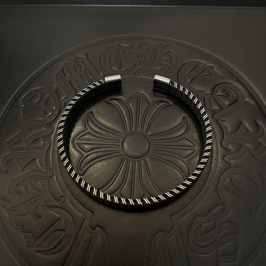 Chrome Hearts Vintage Leather Rope Braided Bracelet