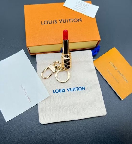 Louis Vuitton LV Lipstick Shaped Bag Charm Keychain