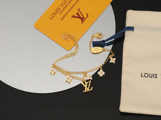 Louis Vuitton LV Classic Floral Bracelet Elegant Jewelry