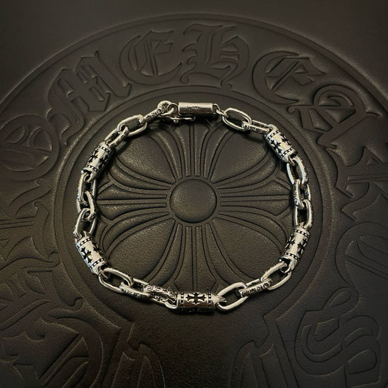 Chrome Hearts Vintage Cross Buckle Design Bracelet