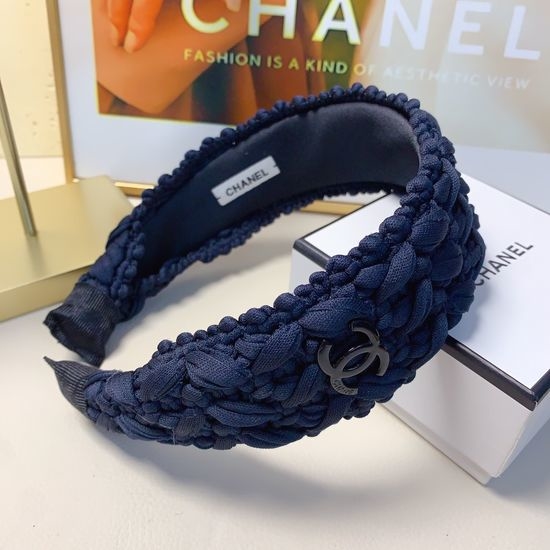 Chanel Wide Woven Style Hair Hoop