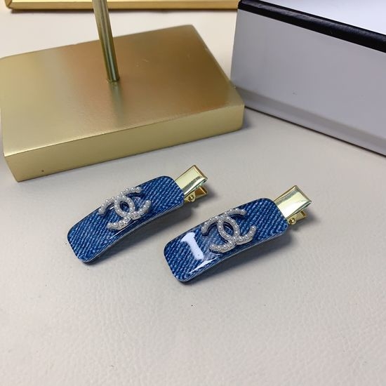 Chanel Acetate Pearl Hair Clips Set