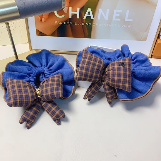 Chanel Padded Bow Hair Scrunchie