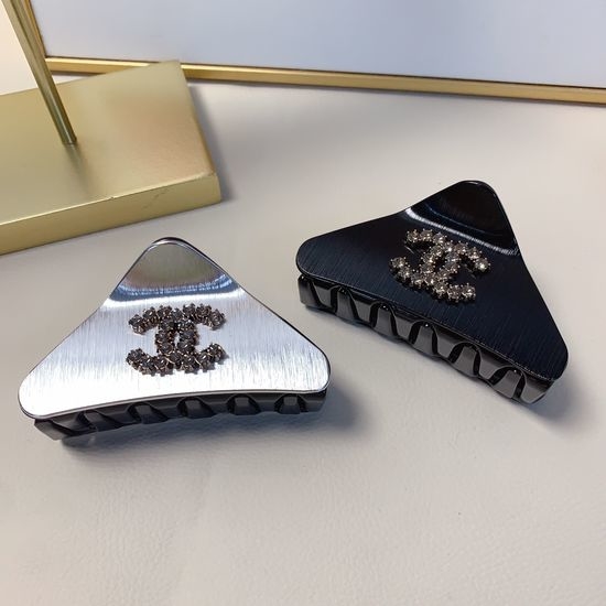 Chanel Triangular Logo Hair Claw
