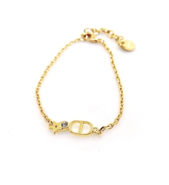 Christian Dior CD Brass Bracelet Classic Design