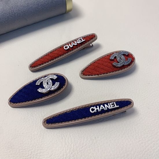 Chanel Mixed Style Side Hair Clips