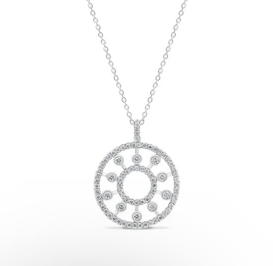 De Beers Cubic Zirconia Pendant Necklace
