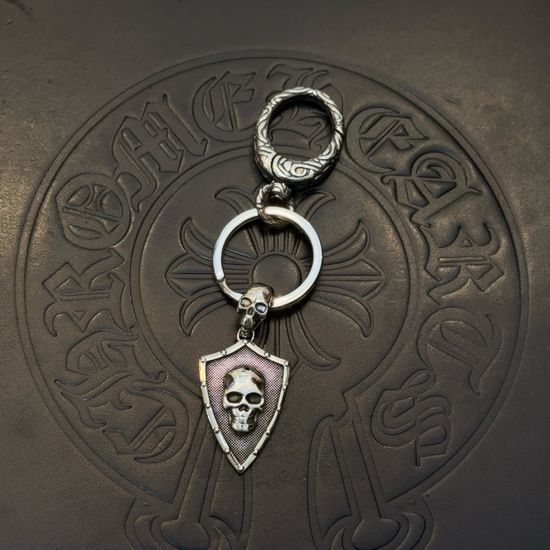 Chrome Hearts Retro Shield Style Keychain
