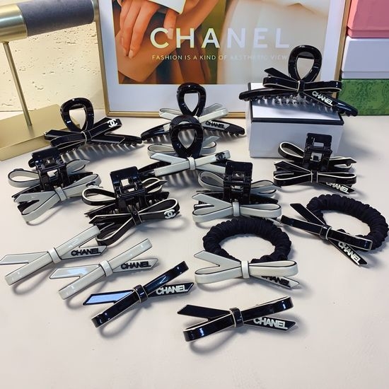 Chanel Acetate Bow Hair Claw Clip Premium Hair Accessory