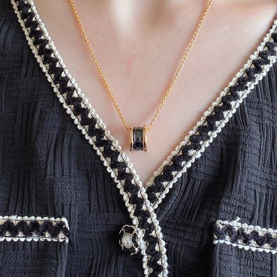 Bvlgari High End Ceramic Pendant Necklace