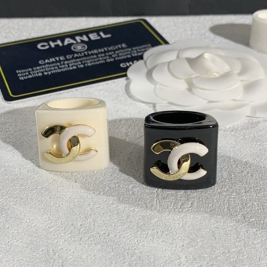 Chanel Resin Minimalist Stylish Ring