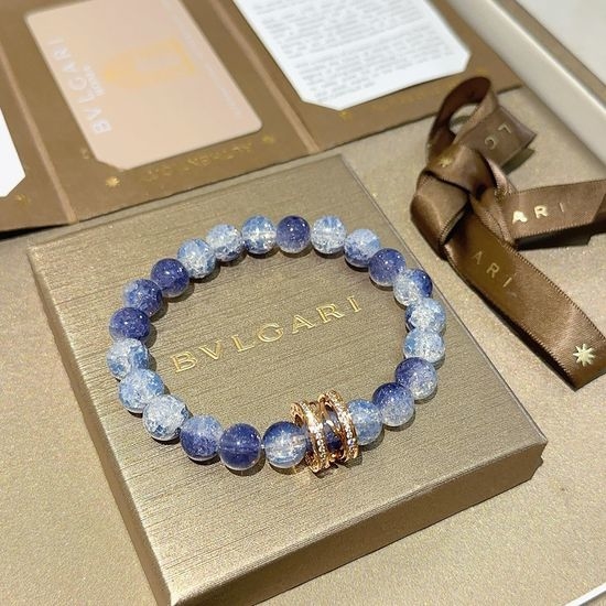 Bvlgari Amethyst Decor Chain Bracelet