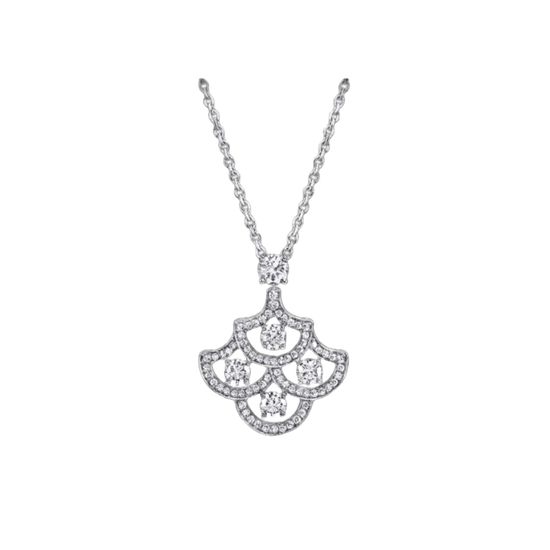 Graff Dancing Dress Design Pendant Necklace