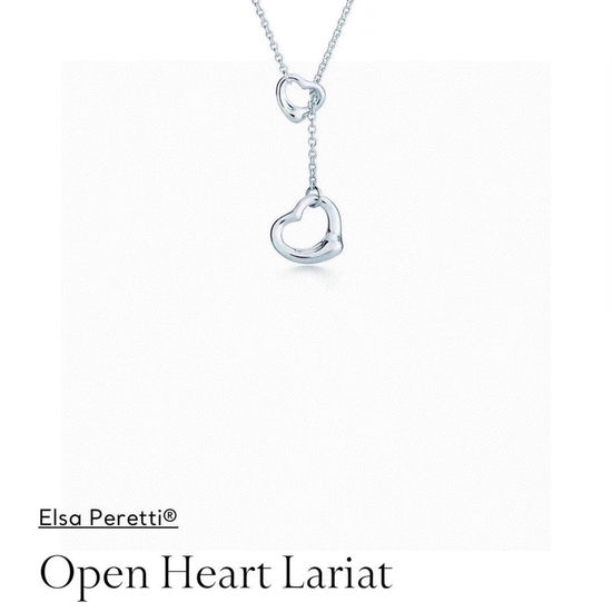Tiffany & Co. Double Heart Pendant Necklace