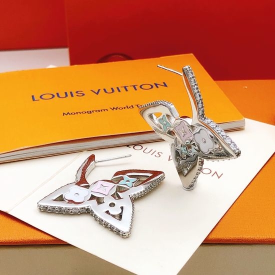 Louis Vuitton LV Colorful Quilted Enamel Stud Earrings