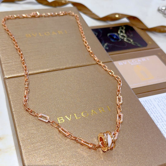 Bvlgari Classic Ceramic Pendant Necklace