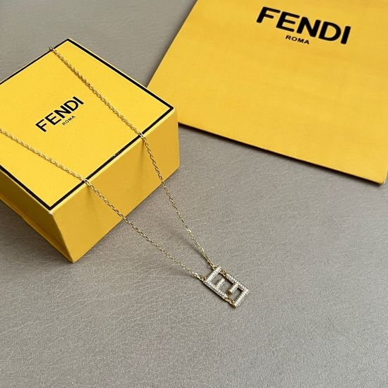 Fendi Elegant Simple Necklace Suitable For Daily Wear