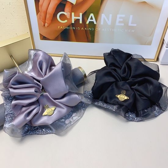 Vivienne Westhood Satin Organza Edge Hair Tie