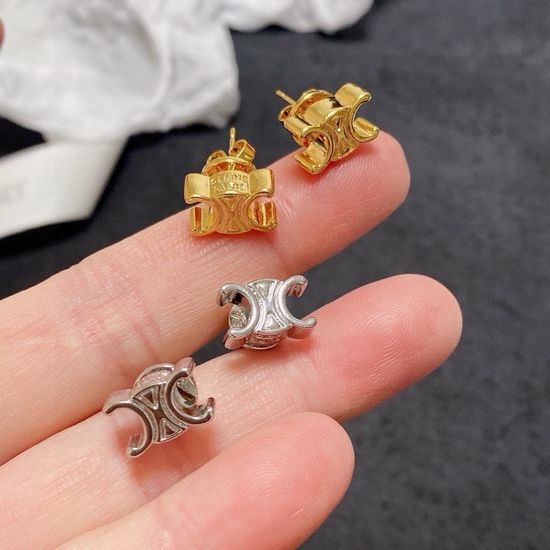 Celine Classic Minimalist Small Stud Earrings