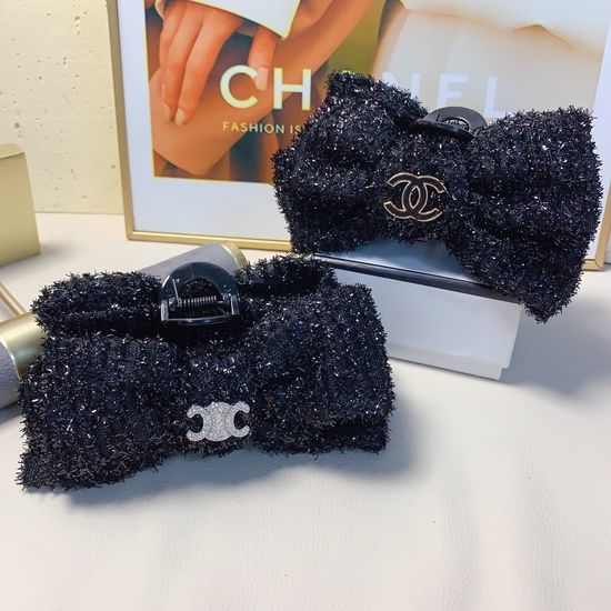 Celine Elegant Logo Hair Claw Clip