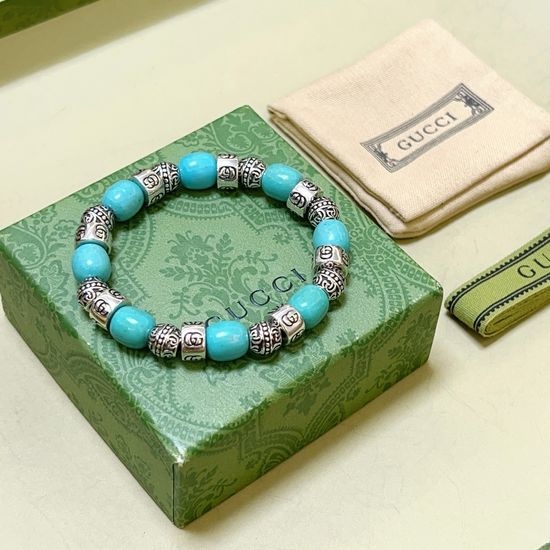 Gucci Handmade Natural Stone Bracelet