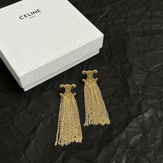 Celine Minimalist Style Stud Earrings Elegant Design