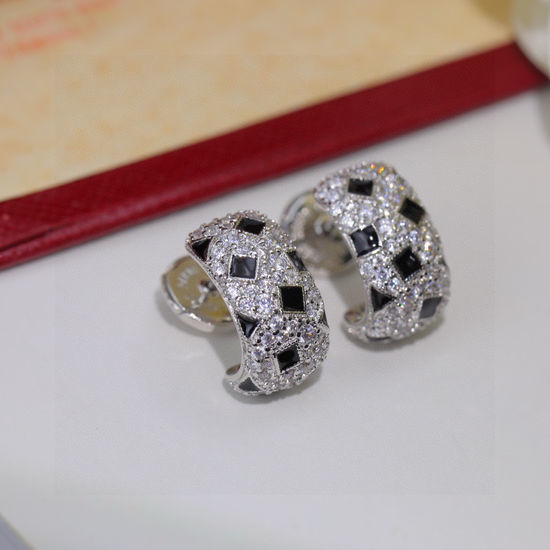 Cartier Leopard Pattern Hypoallergenic Stud Earrings