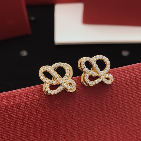 Loewe Diamond Embellished Stud Earrings