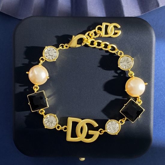 Dolce & Gabbana Rhinestone Pearl Multi-element Bracelet