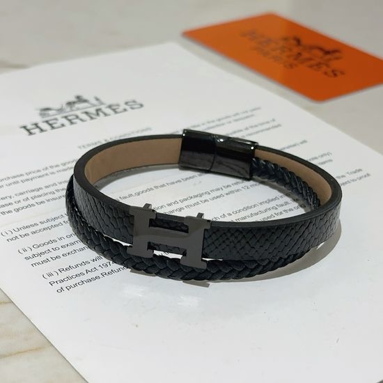 Hermes Handmade Leather Rope Wristband