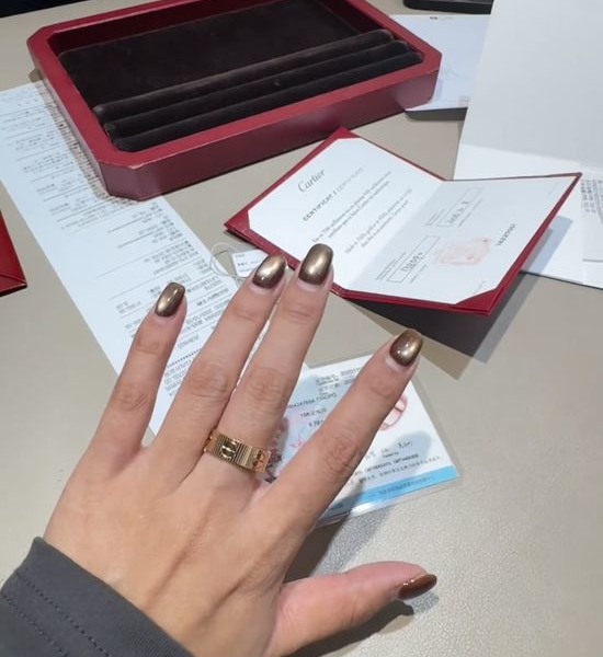 Cartier Delicate Minimalist Elegant Ring