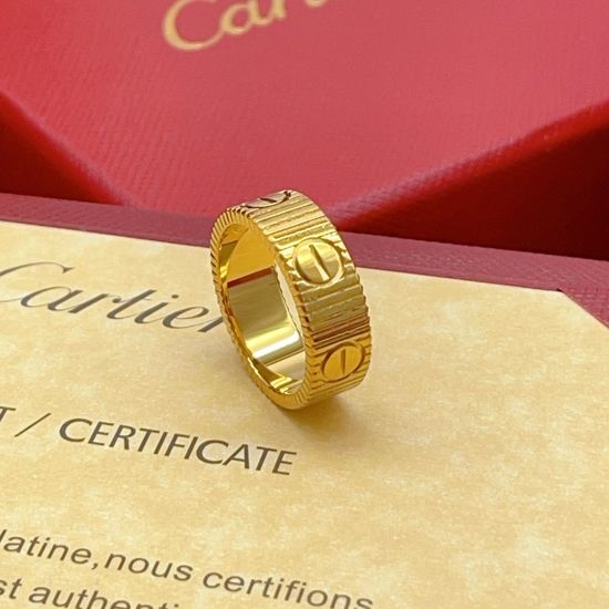 Cartier Gold Twisted Band Ring