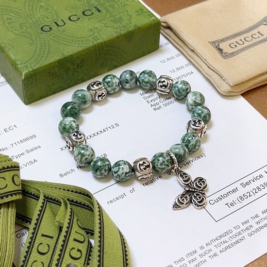 Gucci Natural Crystal Bracelet Classic Everyday Jewelry
