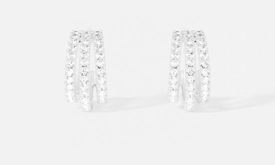 Apm monaco Asymmetric Circle Dangle Earrings