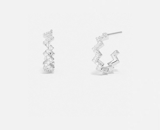 Apm monaco Wavy Shape Design Earrings Jewelry