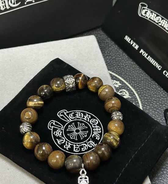 Chrome Hearts Cross Beaded Bracelet