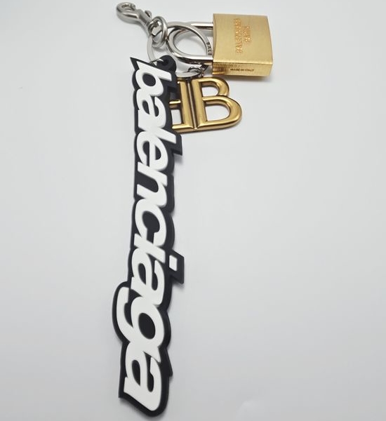 Balenciaga Classic Elegant Metal Keychain Bag Charm