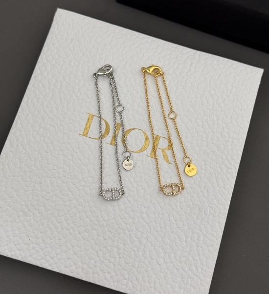 Chanel Classic Adjustable Crystal Chain Bracelet