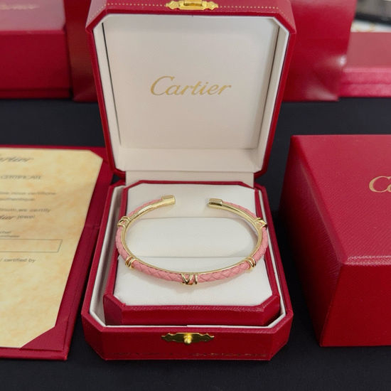 Cartier Bamboo Bracelet Inlaid Diamond High End Craftsmanship