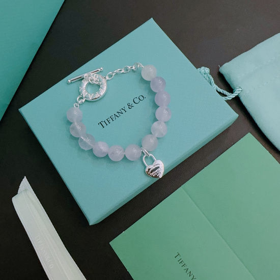 Tiffany & Co. Agate Silver Style Retro Bracelet