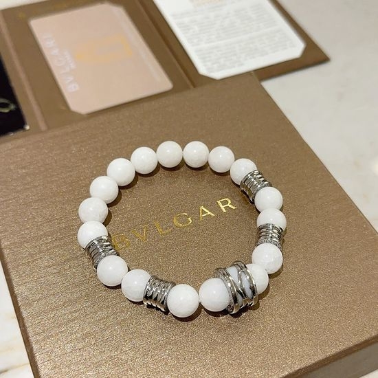 Bvlgari Natural Tridacna Bracelet Elegant Jewelry