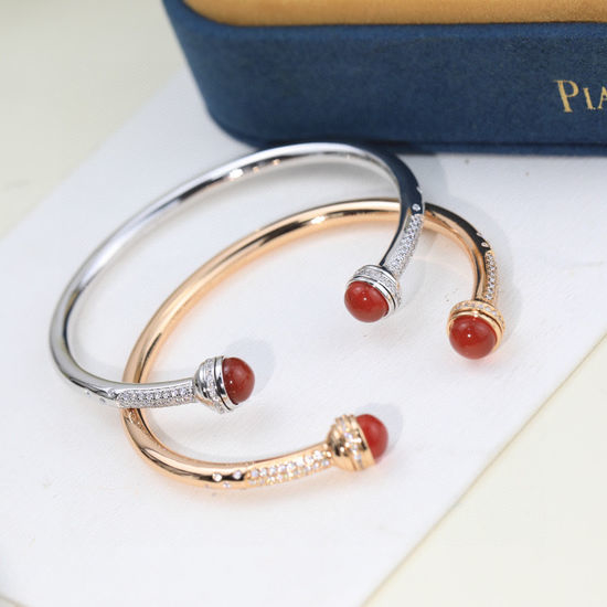 Piaget Rotatable Gemstone Bangle Gold Plated Jewelry