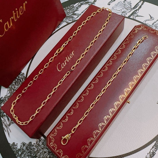 Cartier Classic Elegant Ring Pendant Necklace Bracelet