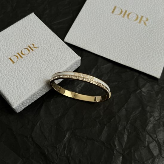 Christian Dior CD Vintage Elegant Bangle Bracelet