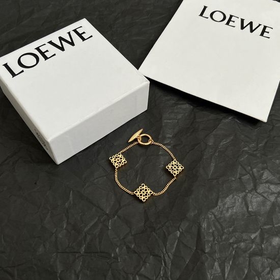 Loewe Classic Woven Pendant Bracelet
